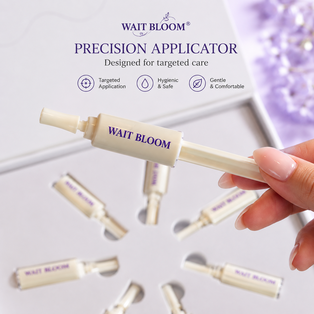 Wait Bloom — Open gift box with 7 ampoules